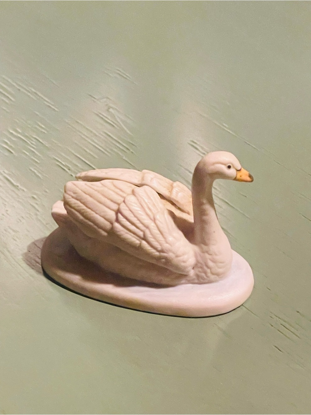 Vintage Coquette Porcelain Swan Night Light Lamp Base 🦢✨
